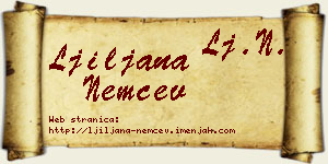 Ljiljana Nemčev vizit kartica